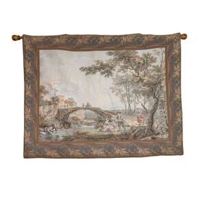 Vintage the Bridge Verdure Tapestry Decorative Room Wall Hanging 47”x37”